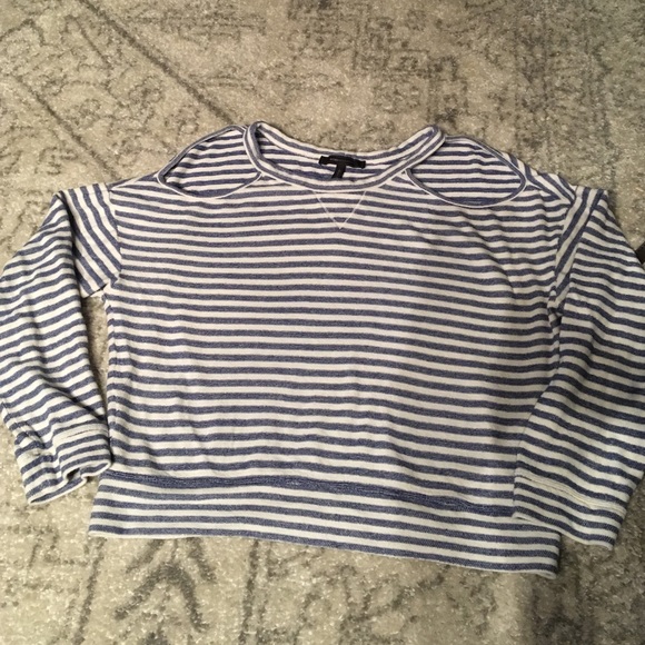 BCBG Cold Shoulder nautical sweater - Picture 3 of 3